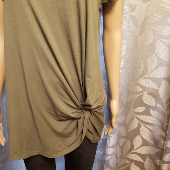 Army Green Tunic T-shirt Size S - Picture 2 of 11